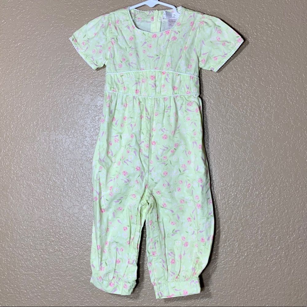 Eagle’s Eye toddler girl flower print jumpsuit‎